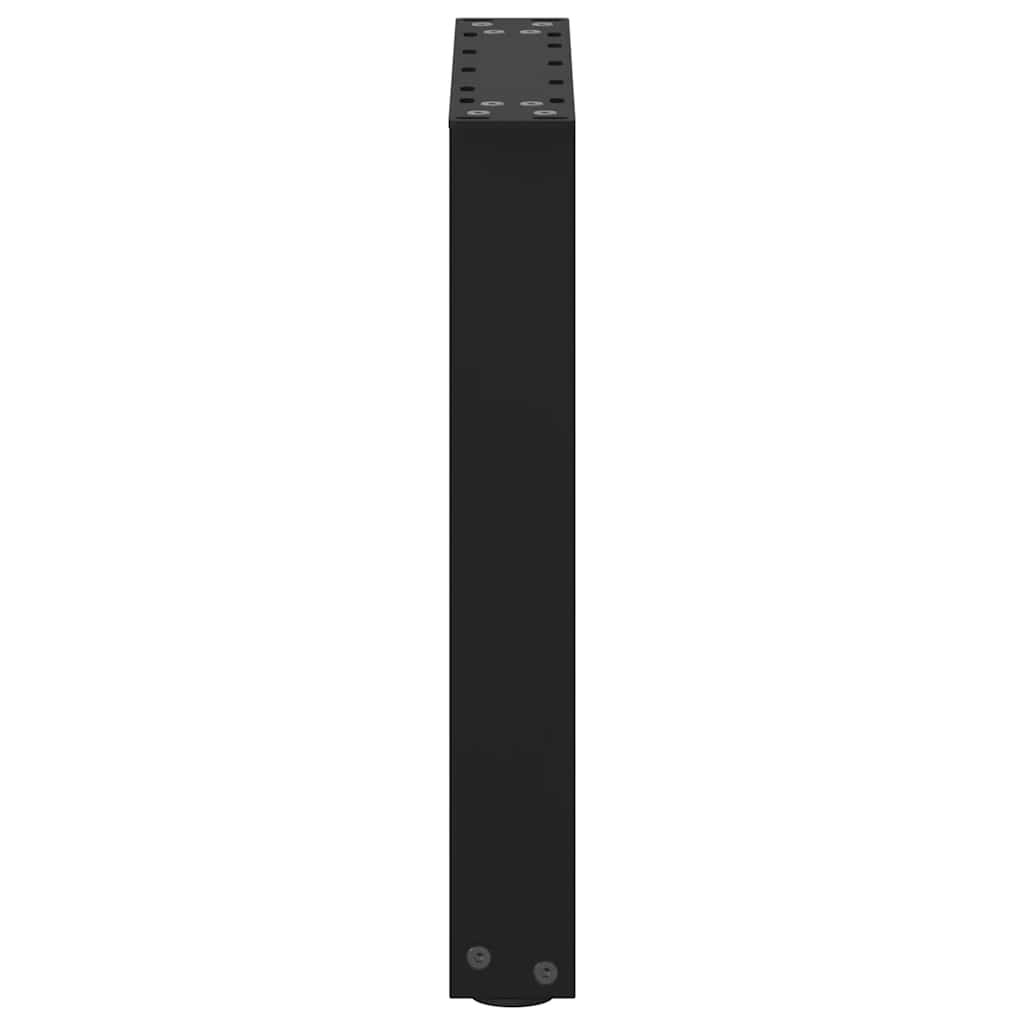 Noge za klub stolić U-oblik 2 kom Crne 28 x (42-43) cm Čelik