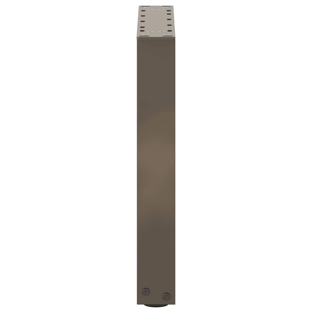 Noge za klub stolić U-oblik 2 kom Prirodni čelik 28 x (42-43) cm Čelik