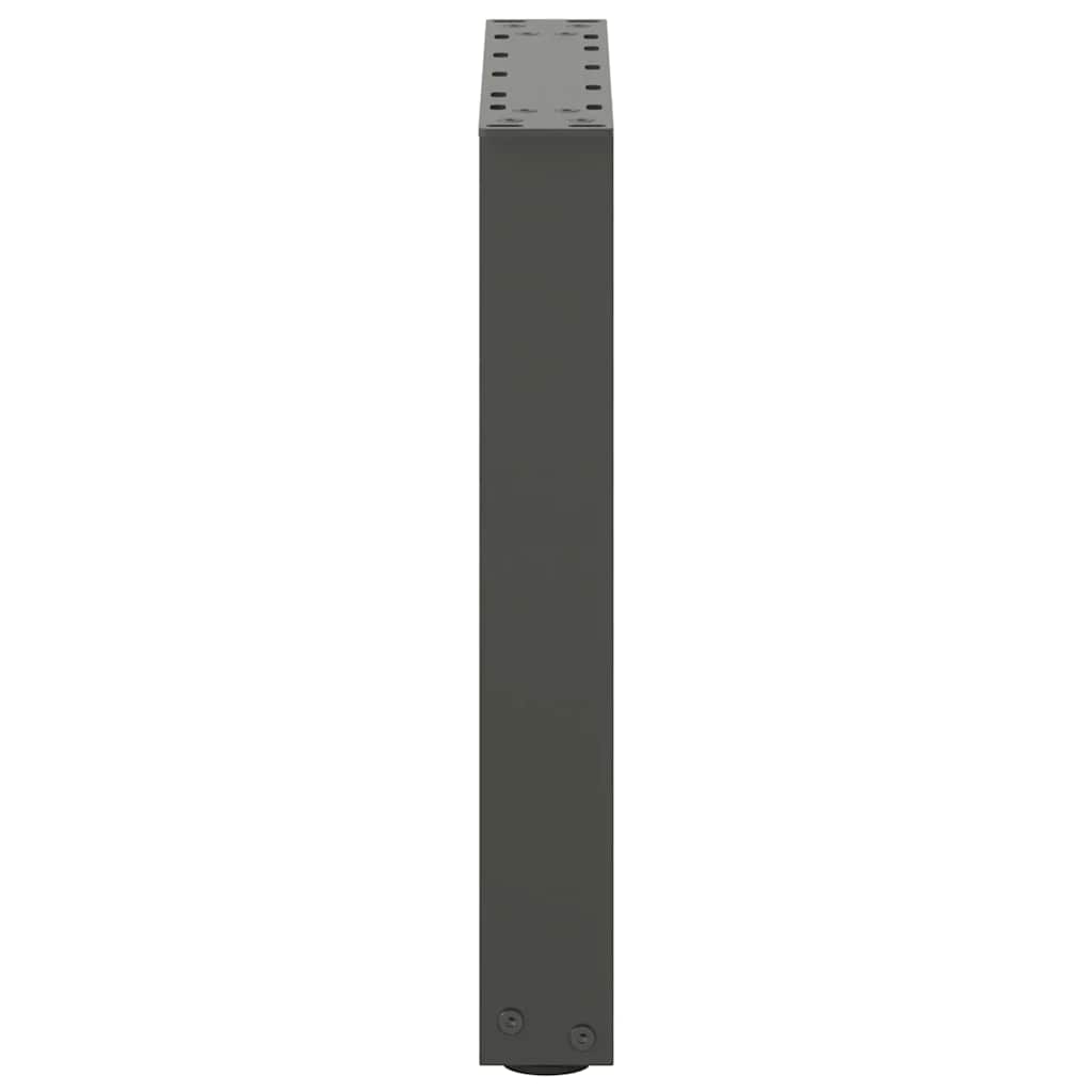 Noge za klub stolić U-oblik 2 kom antracit 38 x (42-43) cm čelik