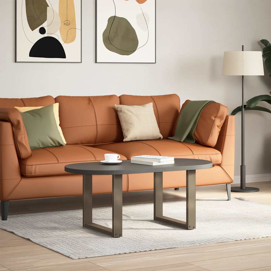 Noge za klub stolić U-oblik 2 kom Prirodni čelik 50 x (42-43) cm Čelik