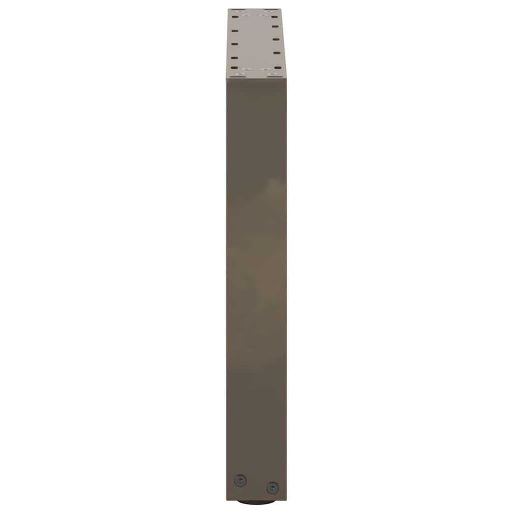 Noge za klub stolić U-oblik 2 kom Prirodni čelik 50 x (42-43) cm Čelik