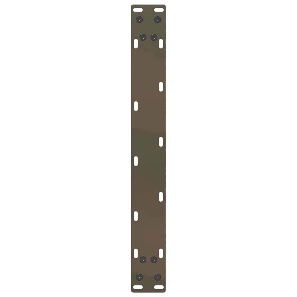 Noge za klub stolić U-oblik 2 kom Prirodni čelik 50 x (42-43) cm Čelik