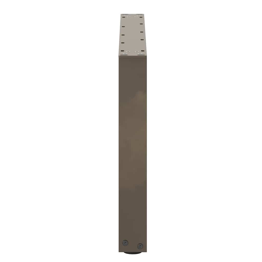 Noge za klub stolić U-oblik 2 kom Prirodni čelik 60 x (42-43) cm Čelik