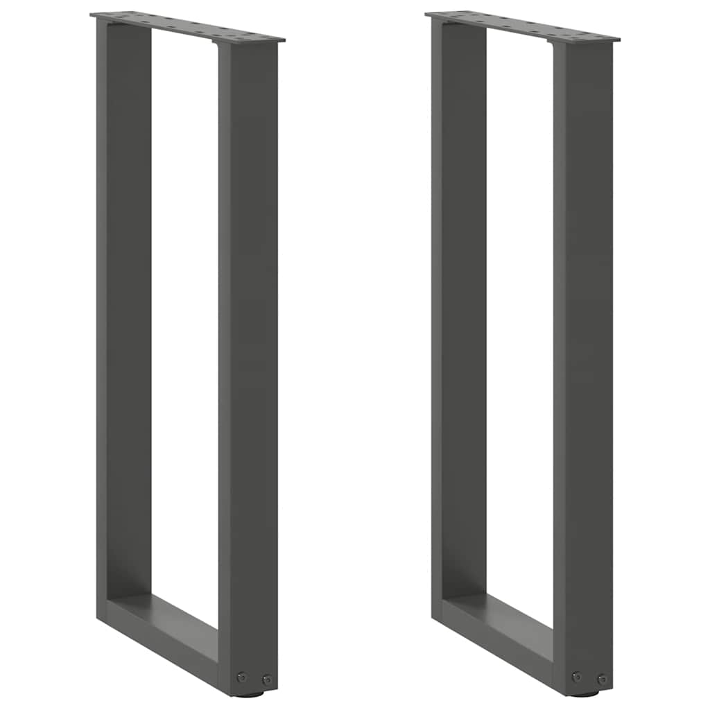 Noge za klub stolić U-oblik 38 x (42-43) cm čelik