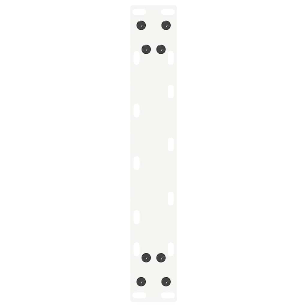 Noge za konzolni stol U-oblik 2 kom Bijele 38 x (72-73) cm Čelik