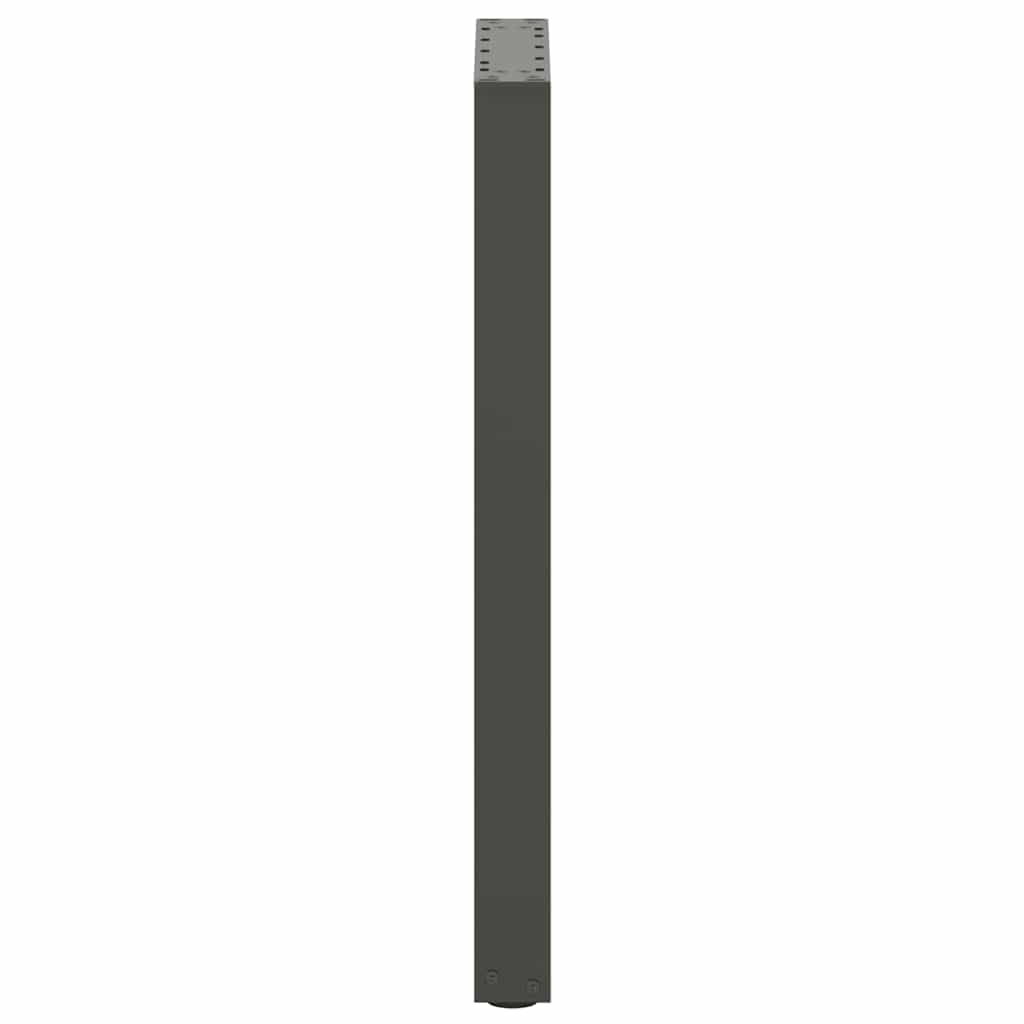 Noge za konzolni stol u obliku slova U, 2 kom, antracit, 38 x (72-73) cm, čelik