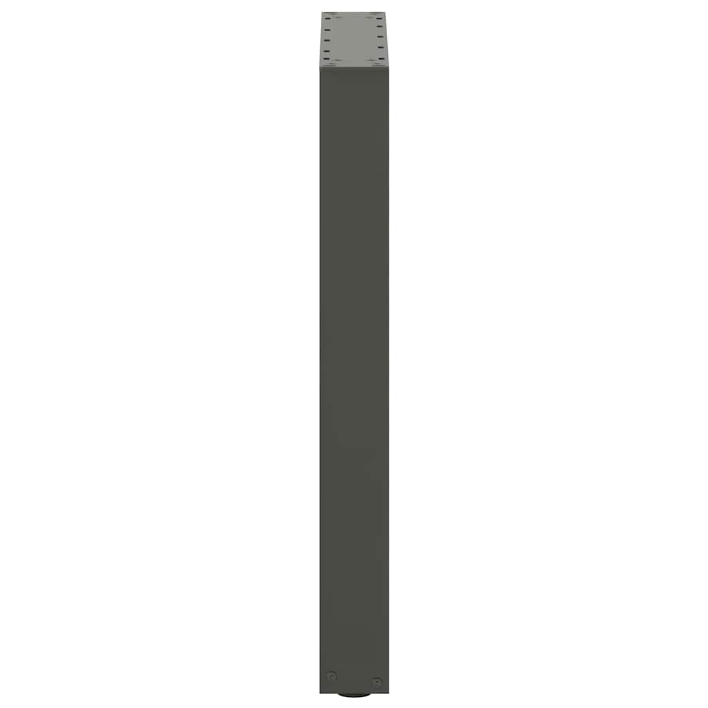 Noge za blagovaonski stol U-oblik 2 kom antracit 50 x (72-73) cm čelik