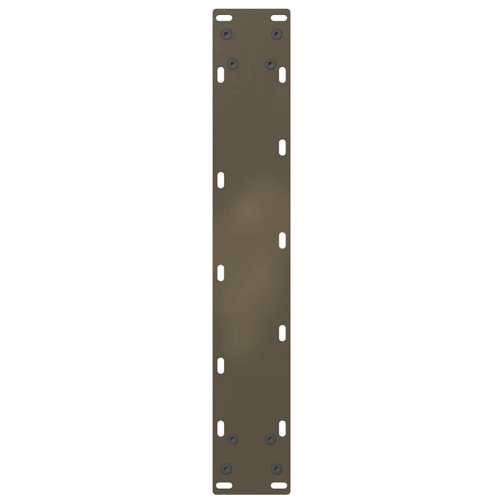 Noge za blagovaonski stol U-oblik 2 kom Prirodni čelik 50 x (72-73) cm Čelik