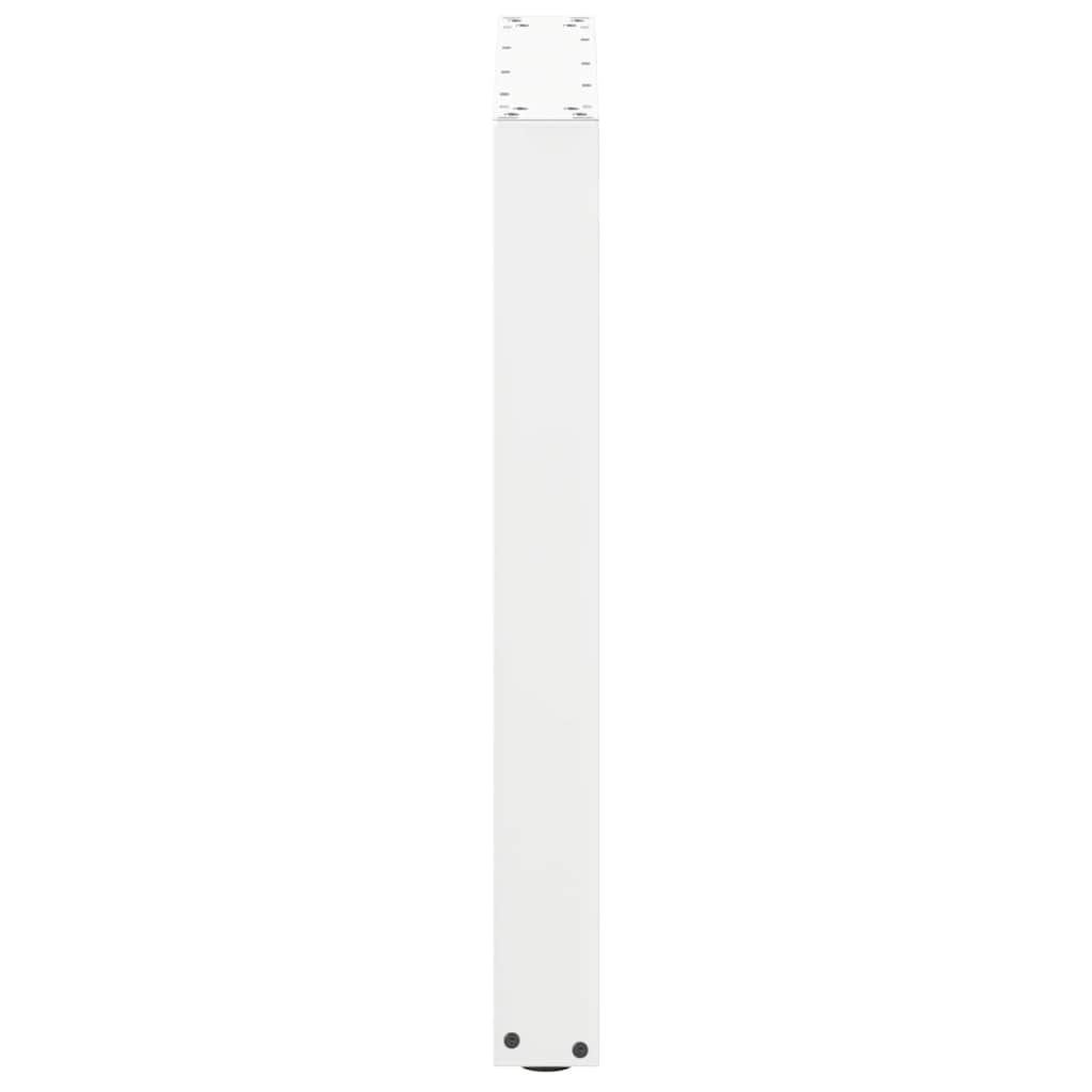 Noge za blagovaonski stol U-oblik 2 kom Bijele 60 x (72-73) cm Čelik