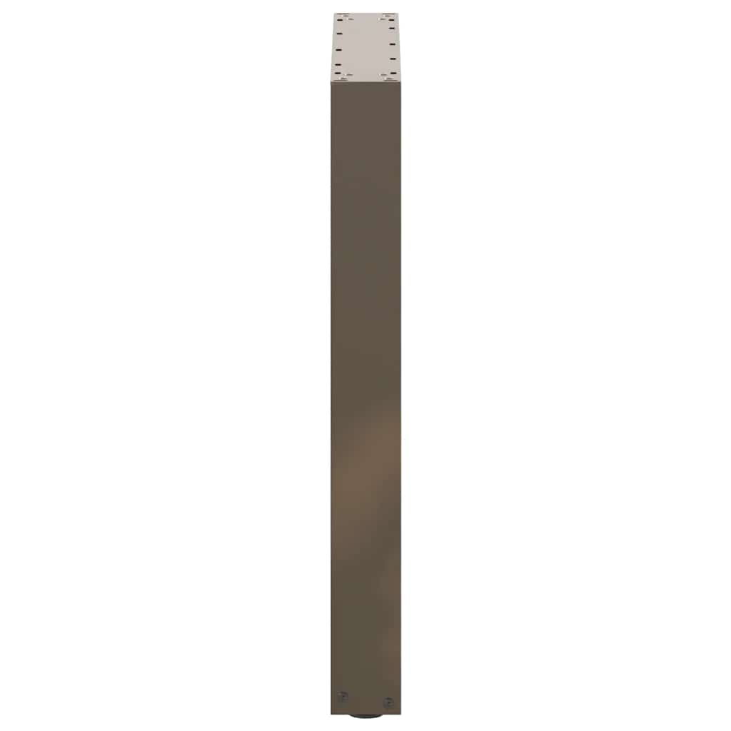 Noge za blagovaonski stol U-oblik 2 kom Prirodni čelik 70 x (72-73) cm Čelik