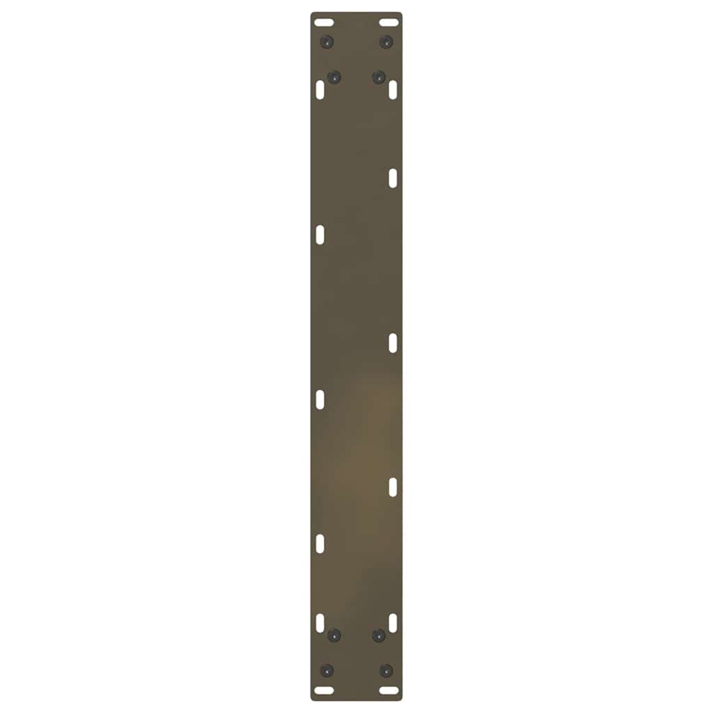 Noge za blagovaonski stol U-oblik 2 kom Prirodni čelik 70 x (72-73) cm Čelik