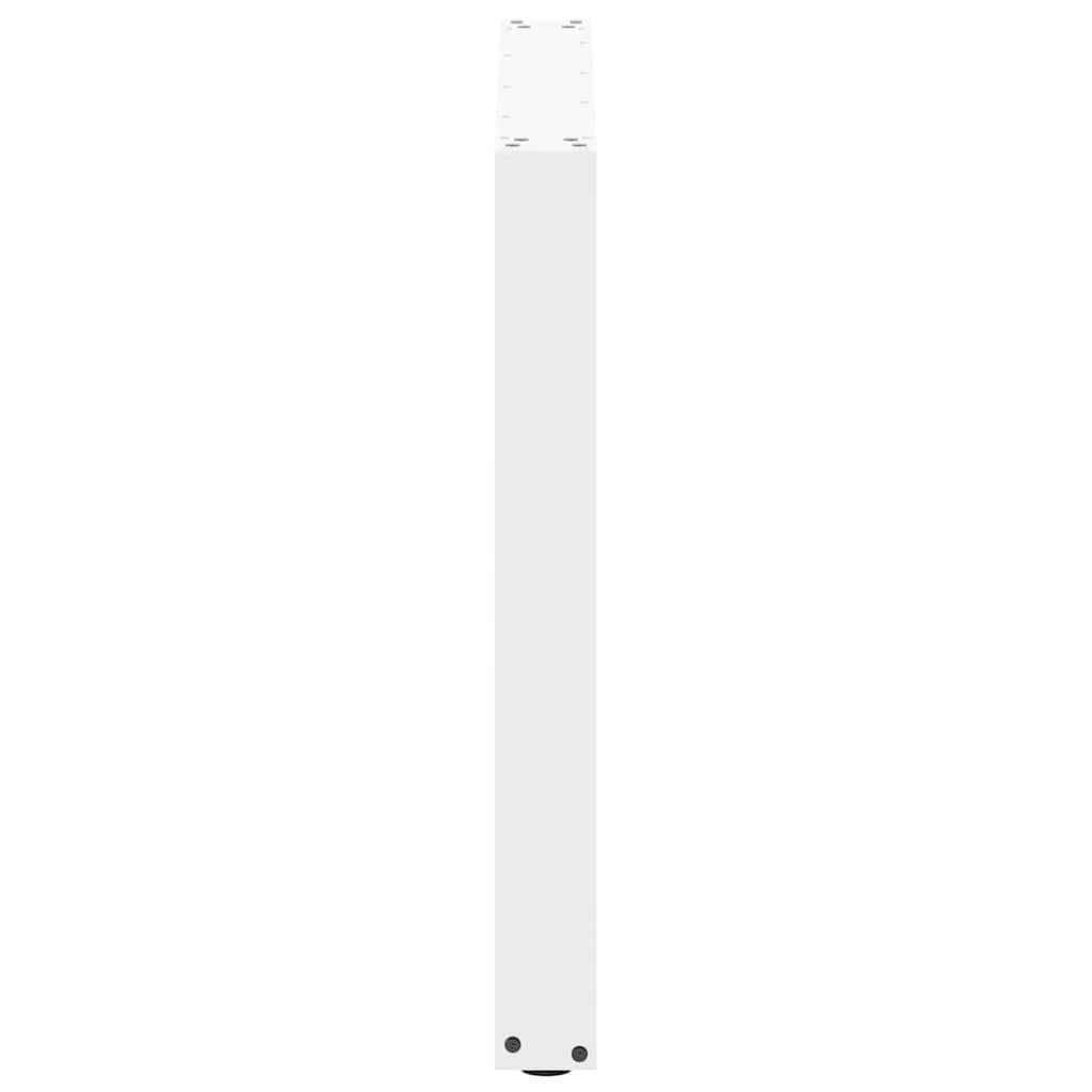 Noge za blagovaonski stol U-oblik 2 kom Bijele 80 x (72-73) cm Čelik