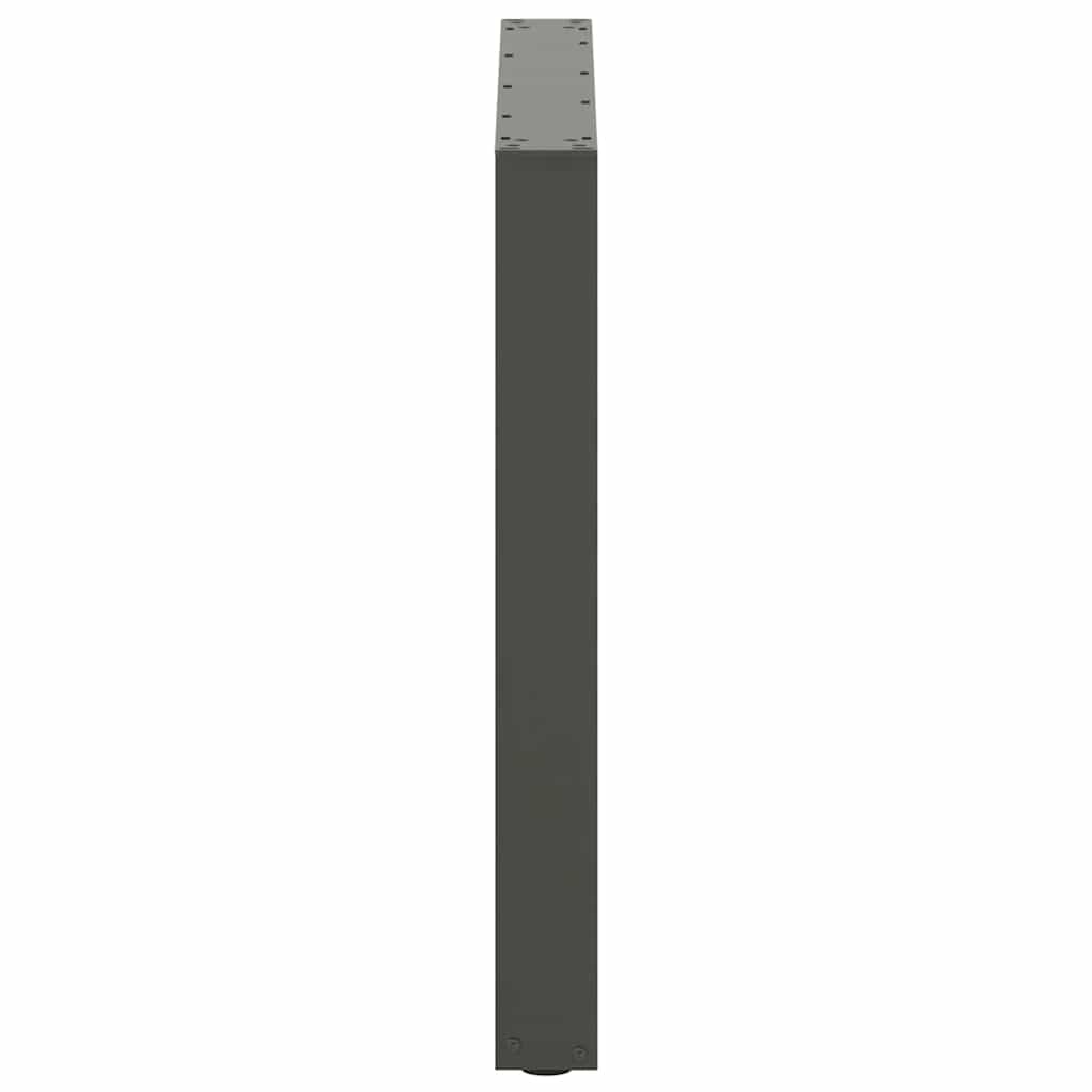 Noge za blagovaonski stol U-oblik 2 kom antracit 80 x (72-73) cm čelik