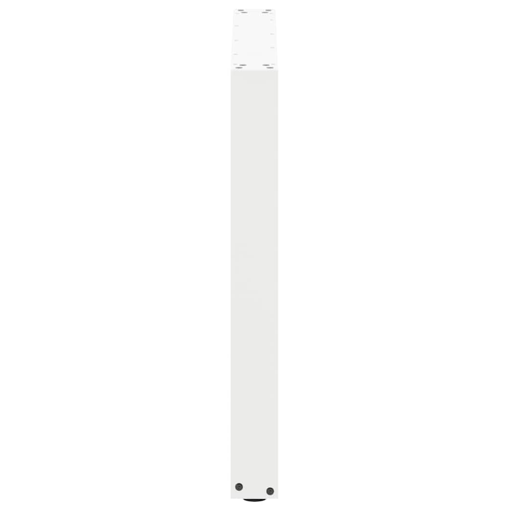 Noge za blagovaonski stol U-oblik 2 kom Bijele 90 x (72-73) cm Čelik