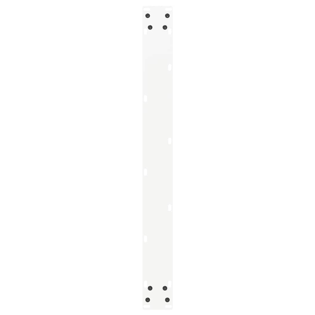 Noge za blagovaonski stol U-oblik 2 kom Bijele 90 x (72-73) cm Čelik