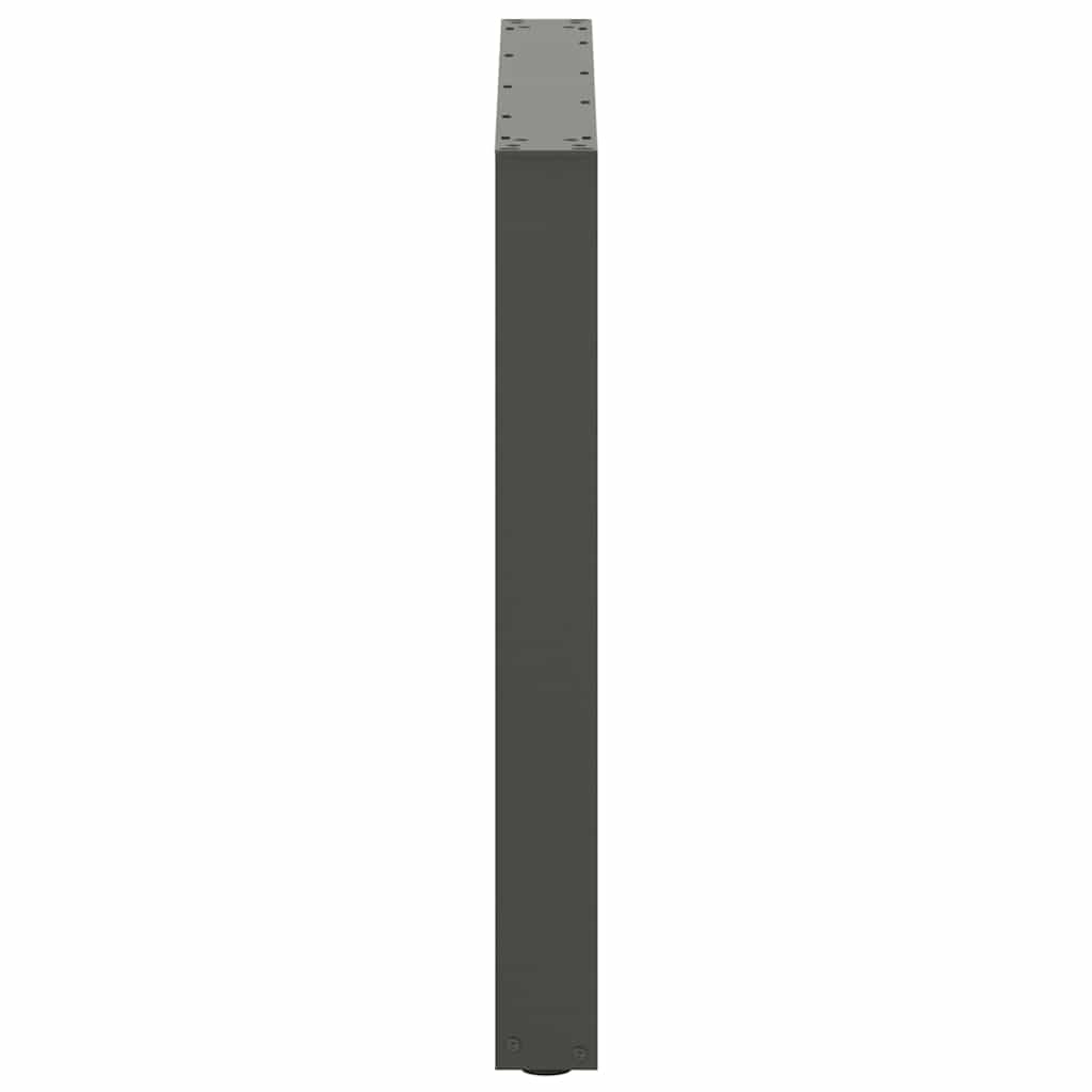 Noge za blagovaonski stol U-oblik 2 kom antracit 90 x (72-73) cm čelik