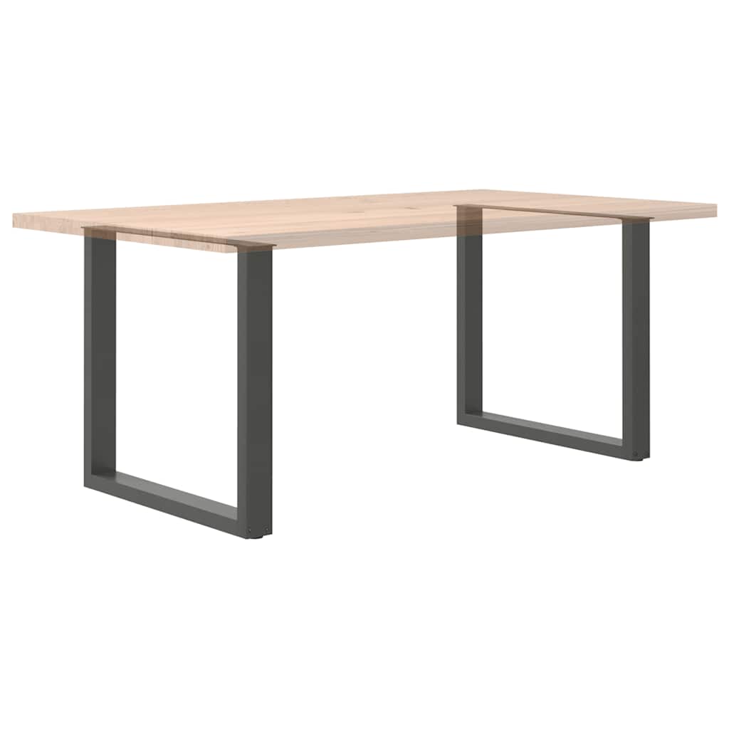 Noge za blagovaonski stol U-oblik 2 kom antracit 90 x (72-73) cm čelik
