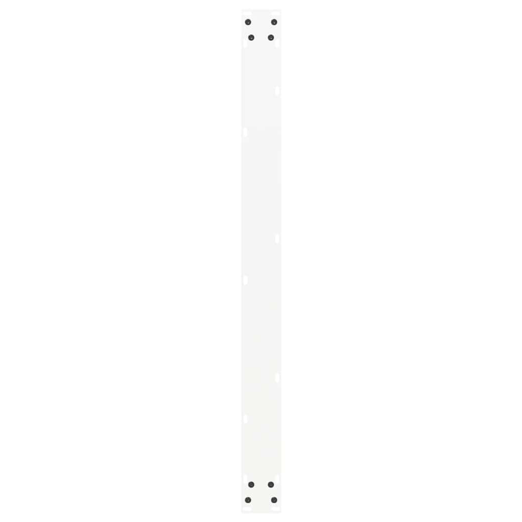 Noge za blagovaonski stol U-oblik 2 kom Bijele 100 x (72-73) cm Čelik