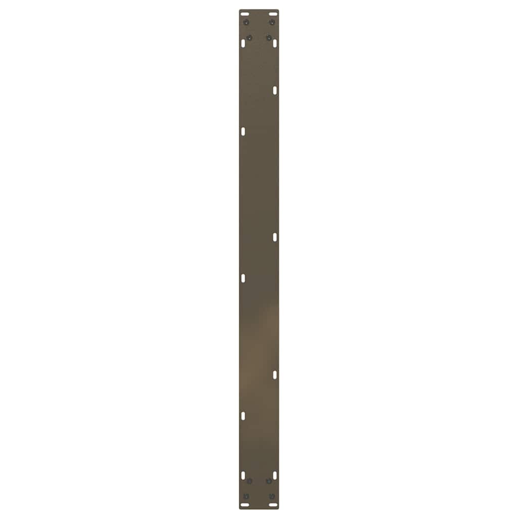 Noge za blagovaonski stol U-oblik 2 kom Prirodni čelik 100 x (72-73) cm Čelik