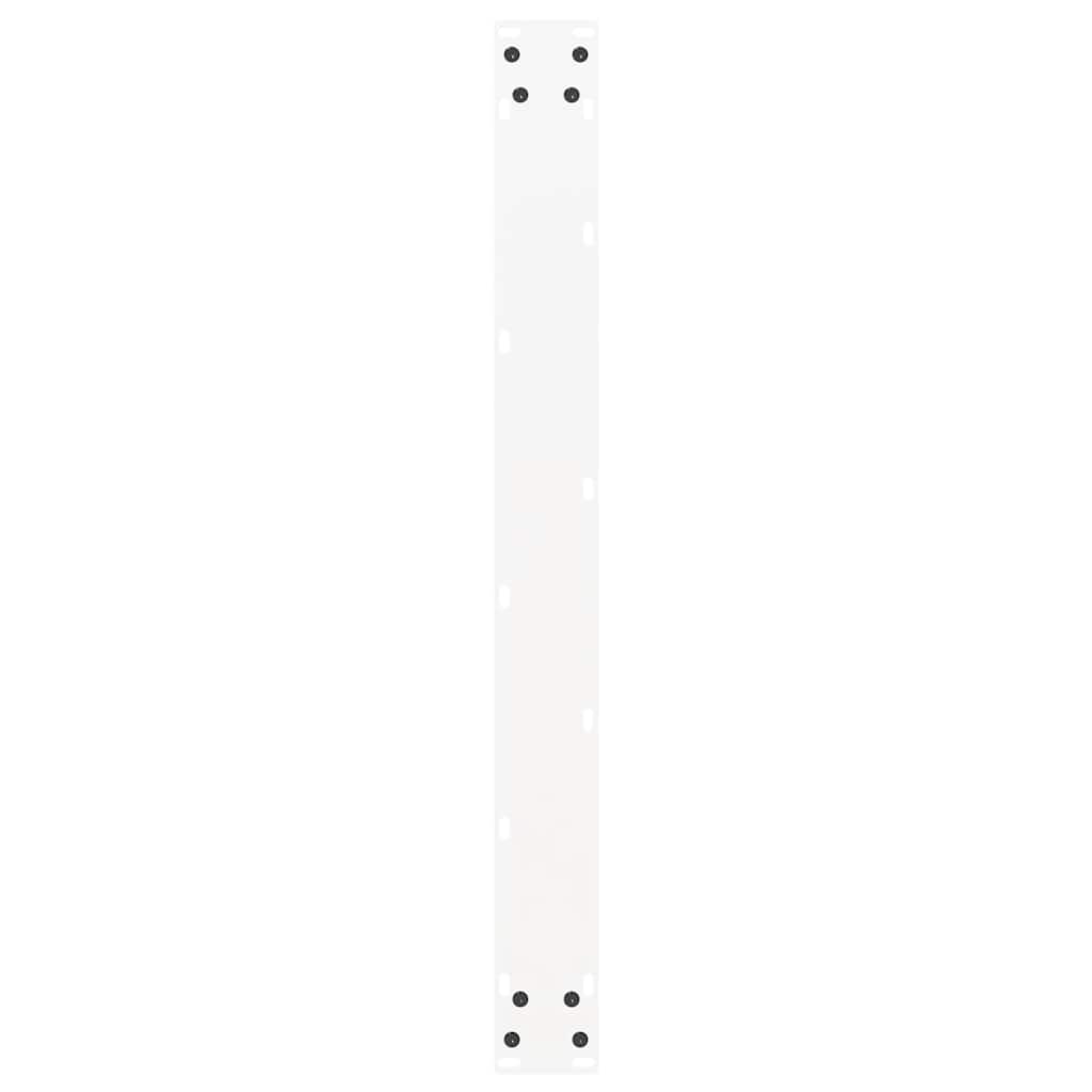 Noge za blagovaonski stol U-oblik 3 kom Bijele 90 x (72-73) cm Čelik