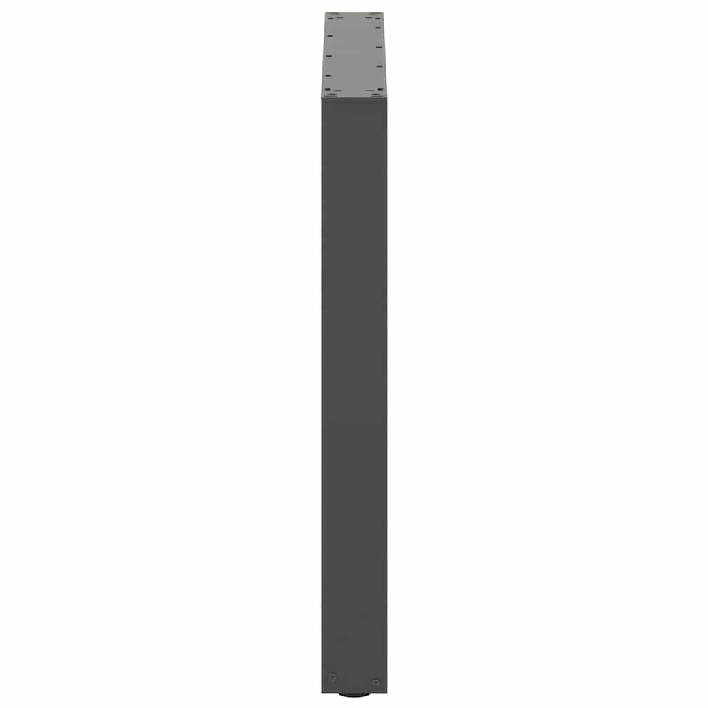 Noge za blagovaonski stol U-oblik 3 kom antracit 90 x (72-73) cm čelik