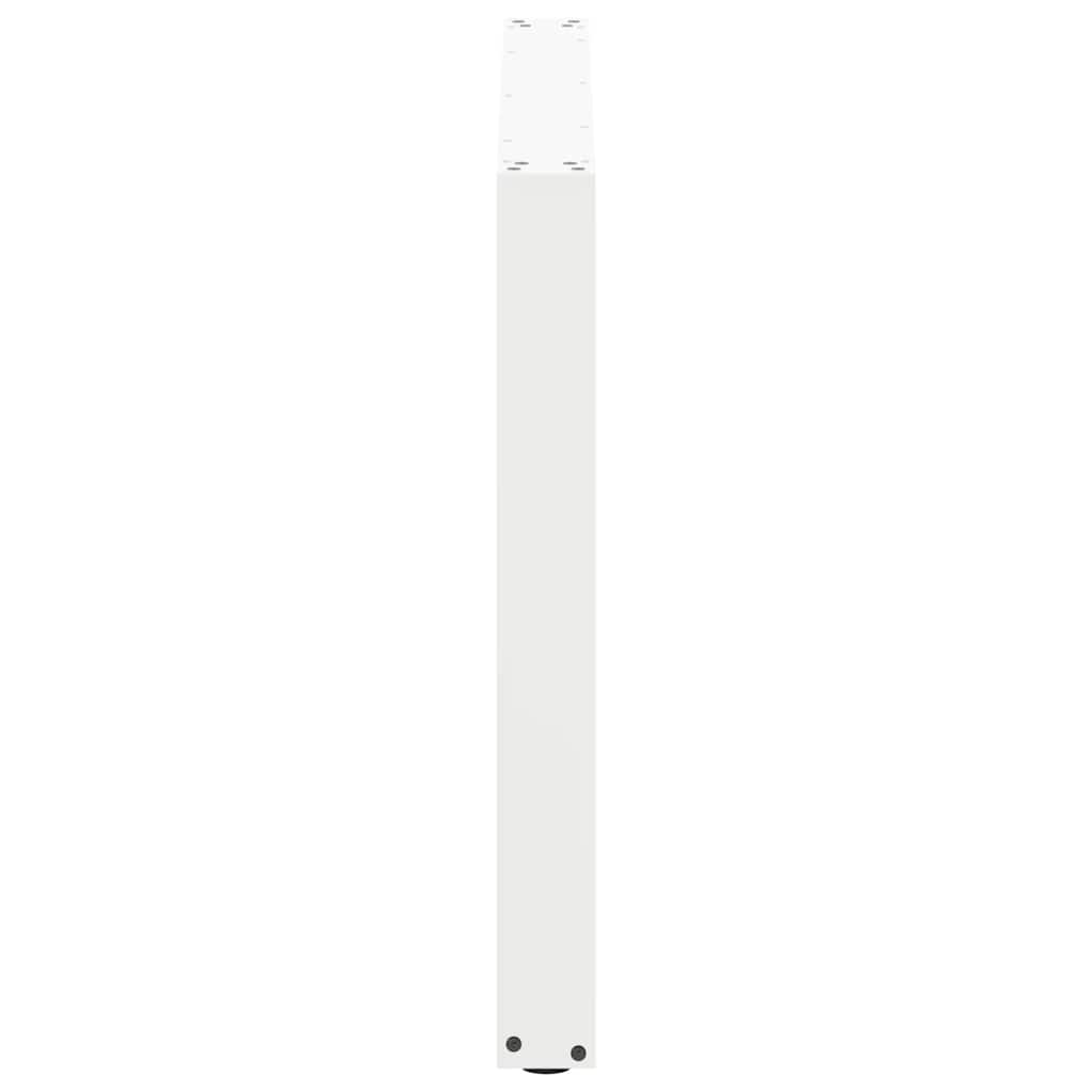 Noge za blagovaonski stol U-oblik 3 kom Bijele 100 x (72-73) cm Čelik