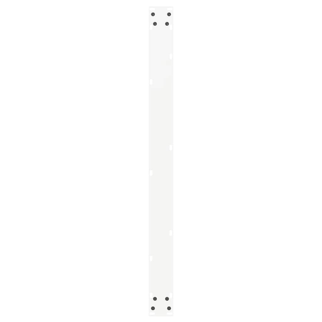 Noge za blagovaonski stol U-oblik 3 kom Bijele 100 x (72-73) cm Čelik