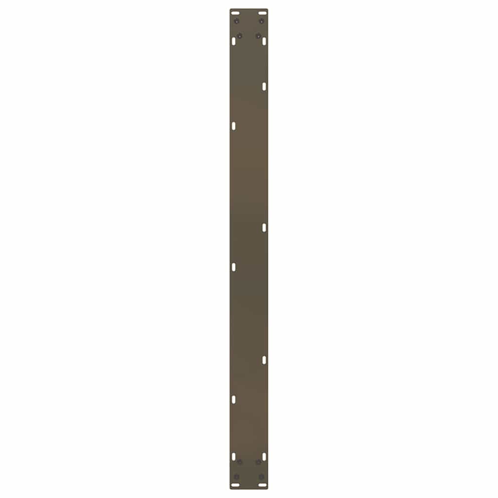Noge za blagovaonski stol U-oblik 3 kom Prirodni čelik 100 x (72-73) cm Čelik