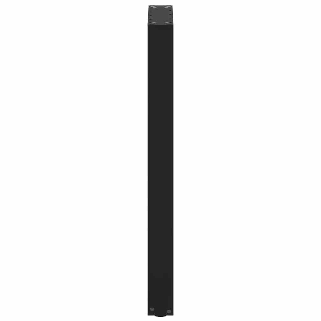 Noge za barski stol U-oblika 2 kom Crne 40 x (90-91) cm Čelik