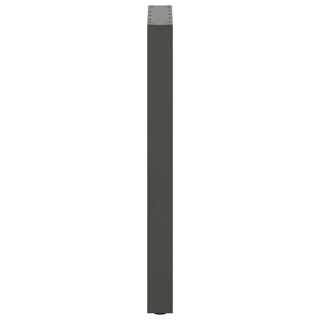 Noge za barski stol U-oblika 2 kom antracit 40 x (90-91) cm čelik