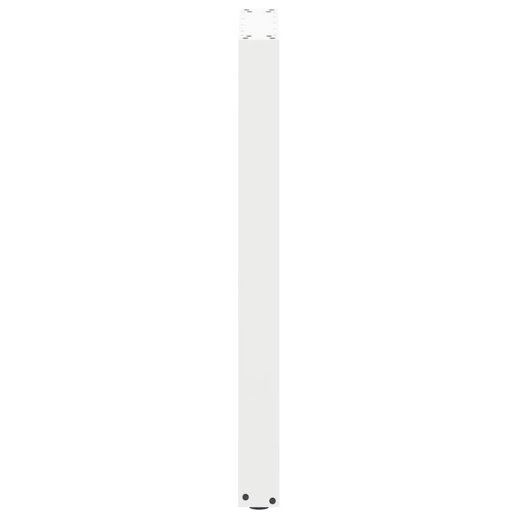 Noge za barski stol U-oblika 2 kom Bijele 50 x (90-91) cm Čelik