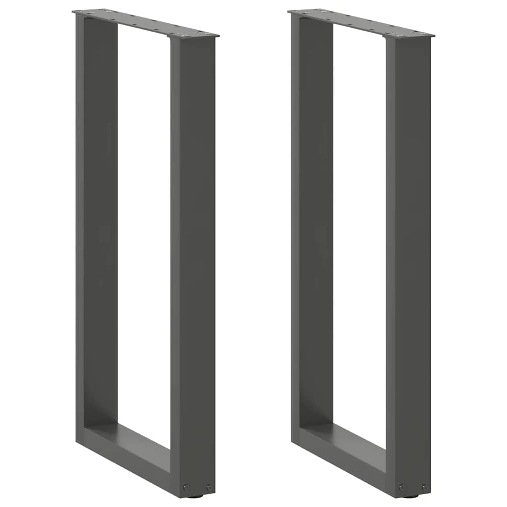 Noge za klub stolić U-oblik 38 x (42-43) cm čelik