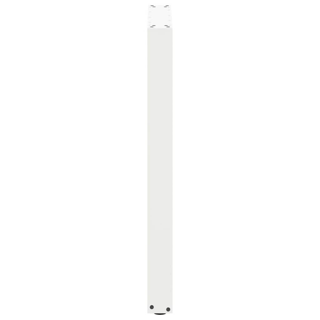 Noge za barski stol U-oblika 2 kom Bijele 60 x (90-91) cm Čelik