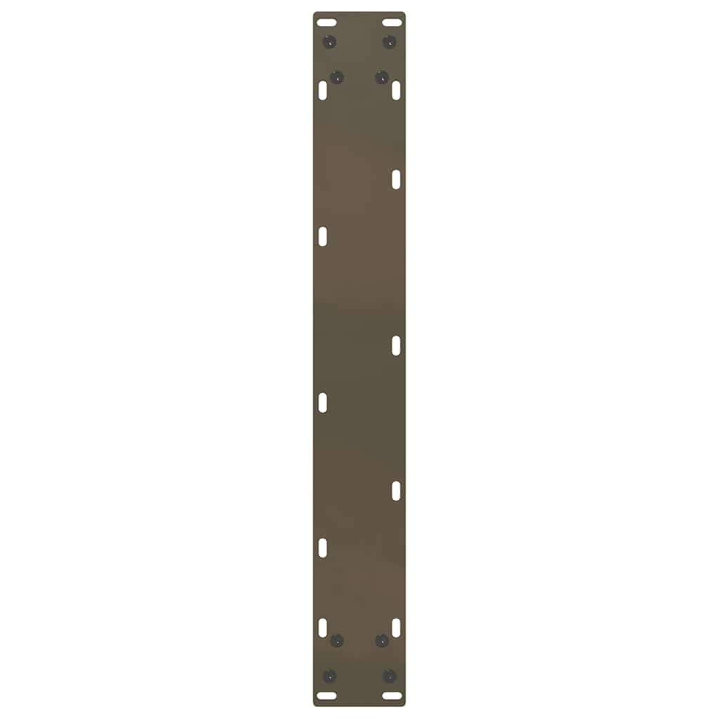 Noge za barski stol U-oblik 2 kom Prirodni čelik 60 x (90-91) cm Čelik