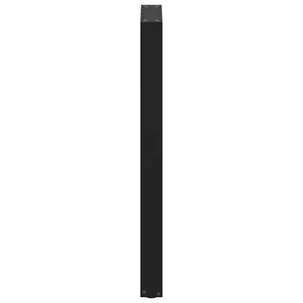 Noge za barski stol U-oblika 2 kom Crne 40 x (100-101) cm Čelik