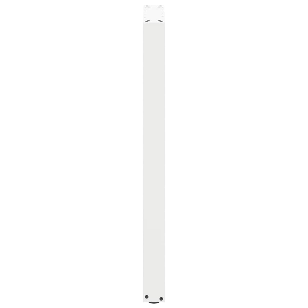 Noge za barski stol U-oblika 2 kom Bijele 40 x (100-101) cm Čelik