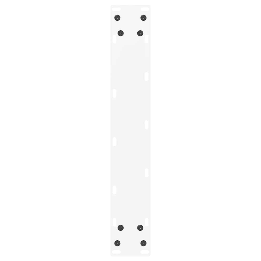 Noge za barski stol U-oblika 2 kom Bijele 40 x (100-101) cm Čelik