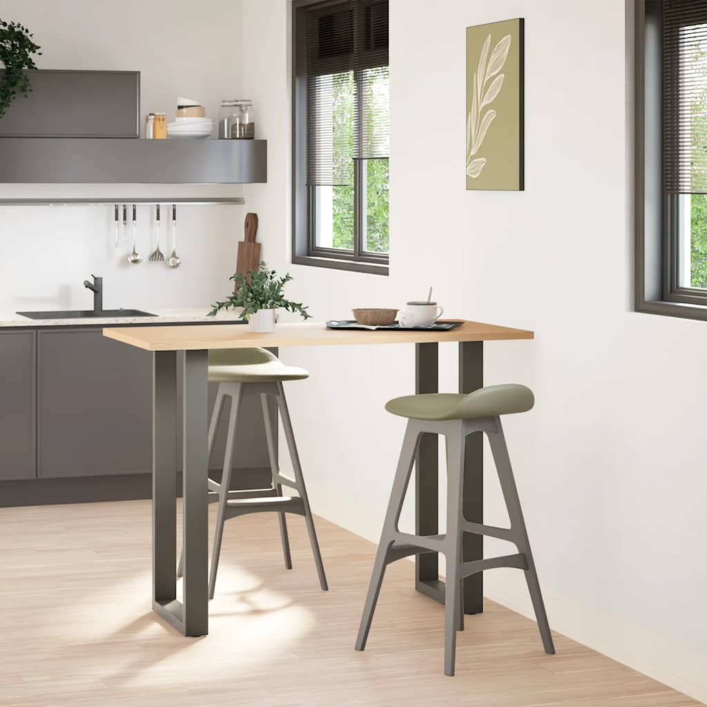 Noge za barski stol U-oblika 2 kom antracit 40 x (100-101) cm čelik