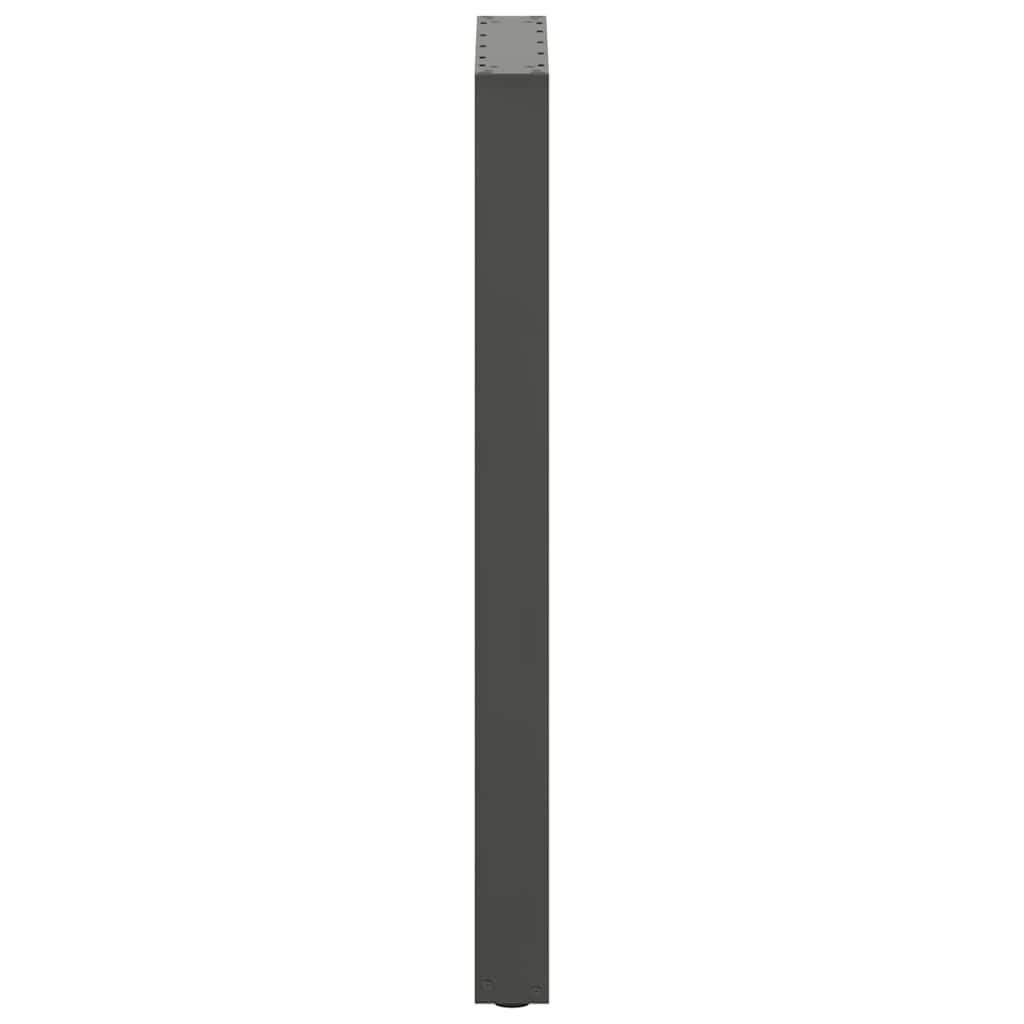 Noge za barski stol U-oblika 2 kom antracit 40 x (100-101) cm čelik
