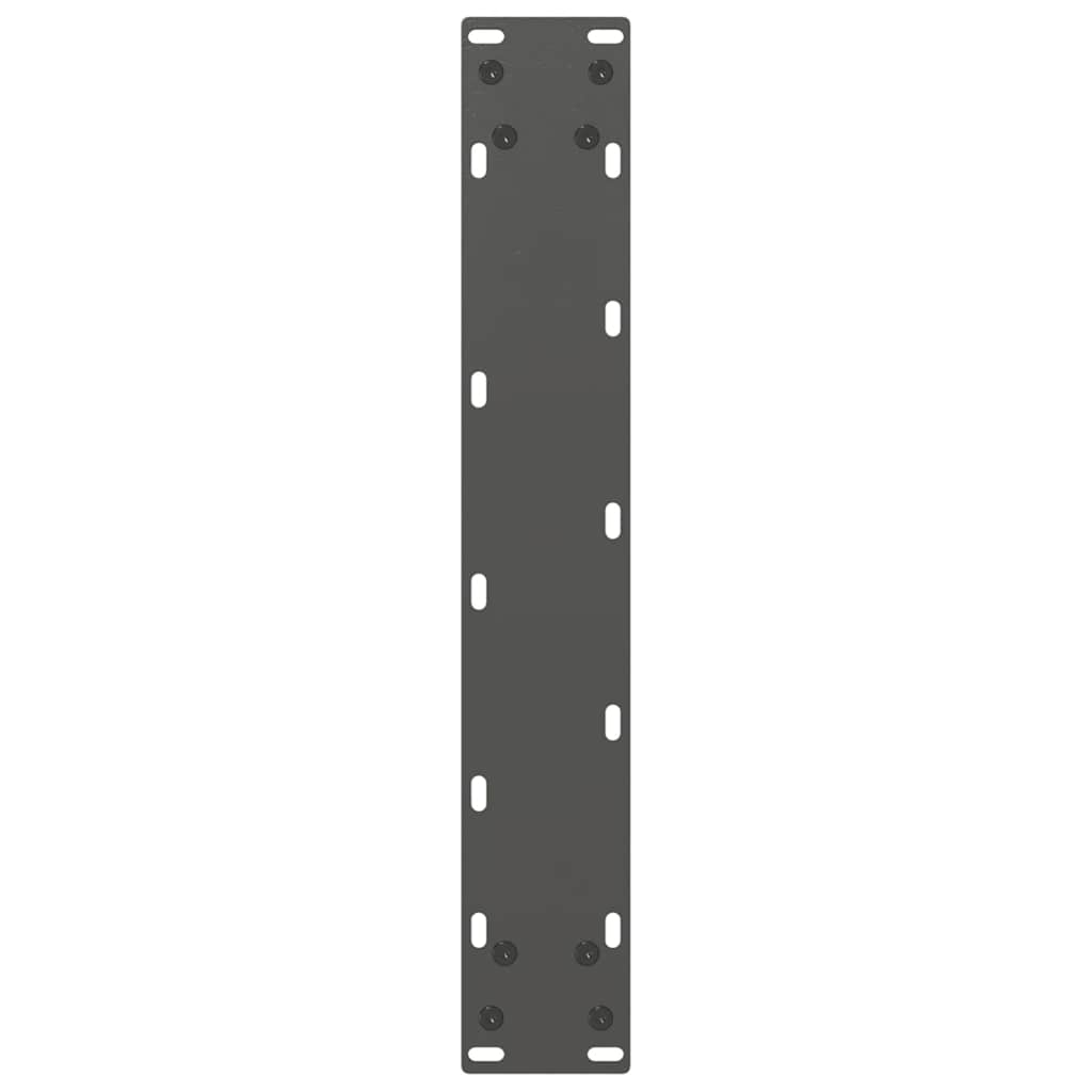 Noge za barski stol U-oblika 2 kom antracit 40 x (100-101) cm čelik