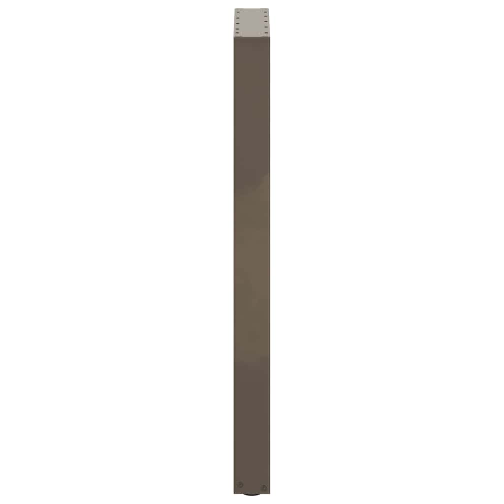Noge za barski stol U-oblik 2 kom Prirodni čelik 40 x (100-101) cm Čelik