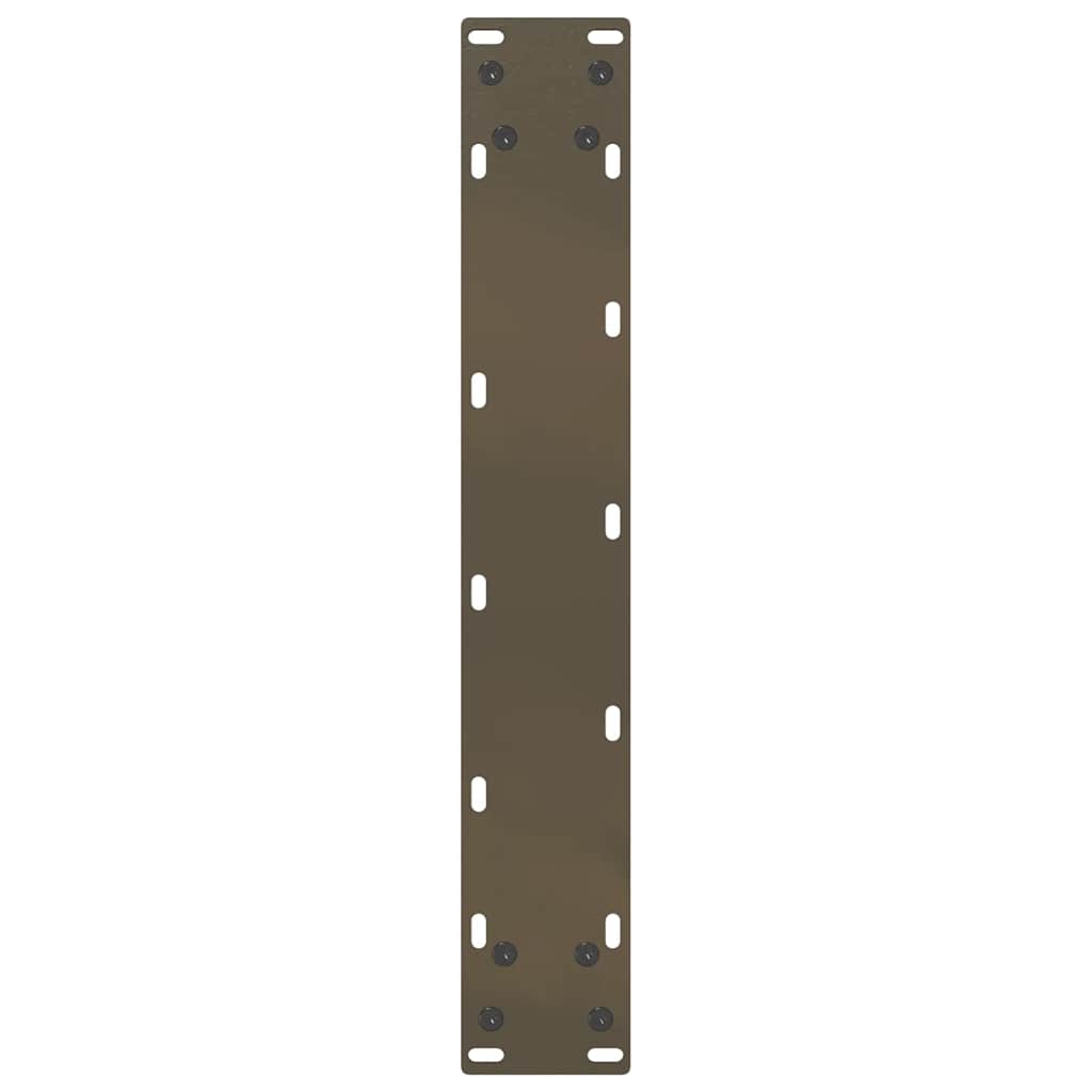 Noge za barski stol U-oblik 2 kom Prirodni čelik 40 x (100-101) cm Čelik