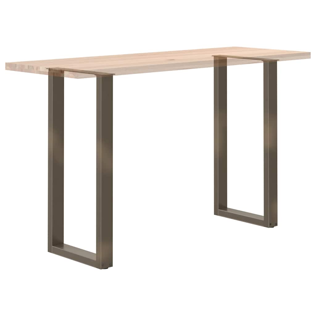 Noge za barski stol U-oblik 2 kom Prirodni čelik 40 x (100-101) cm Čelik
