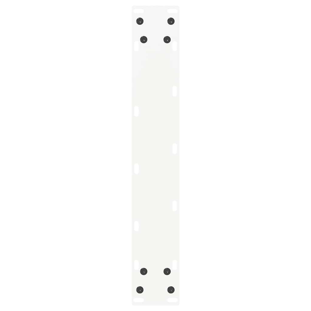 Noge za barski stol U-oblika 2 kom Bijele 50 x (100-101) cm Čelik