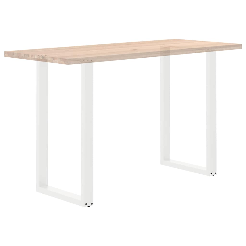 Noge za barski stol U-oblika 2 kom Bijele 60 x (100-101) cm Čelik