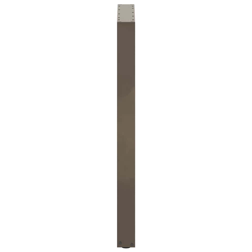 Noge za barski stol U-oblik 2 kom Prirodni čelik 60 x (100-101) cm Čelik