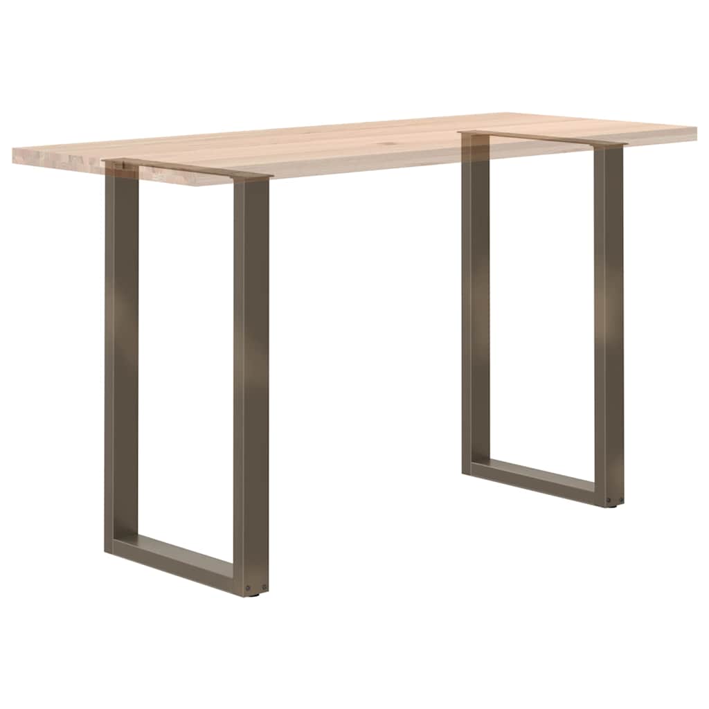 Noge za barski stol U-oblik 2 kom Prirodni čelik 60 x (100-101) cm Čelik
