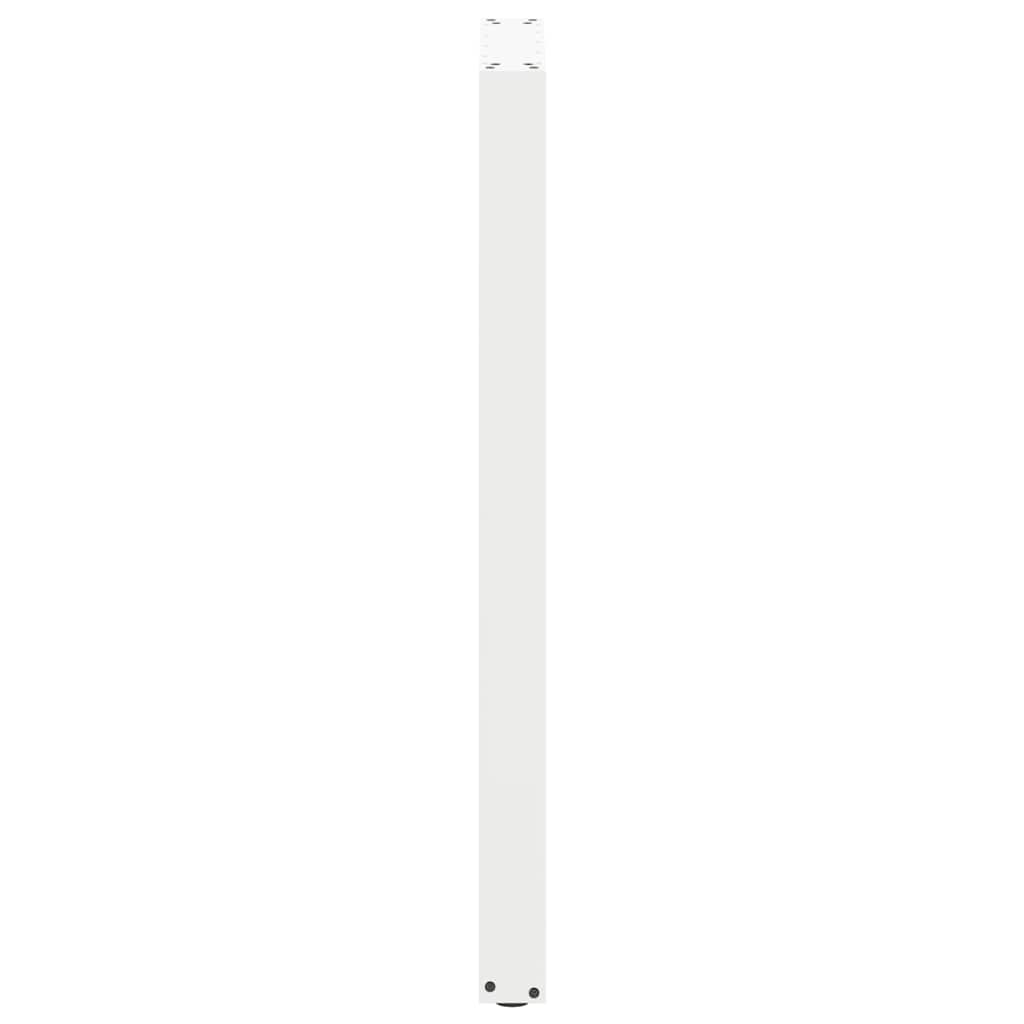 Noge za barski stol U-oblika 2 kom Bijele 40 x (110-111) cm Čelik