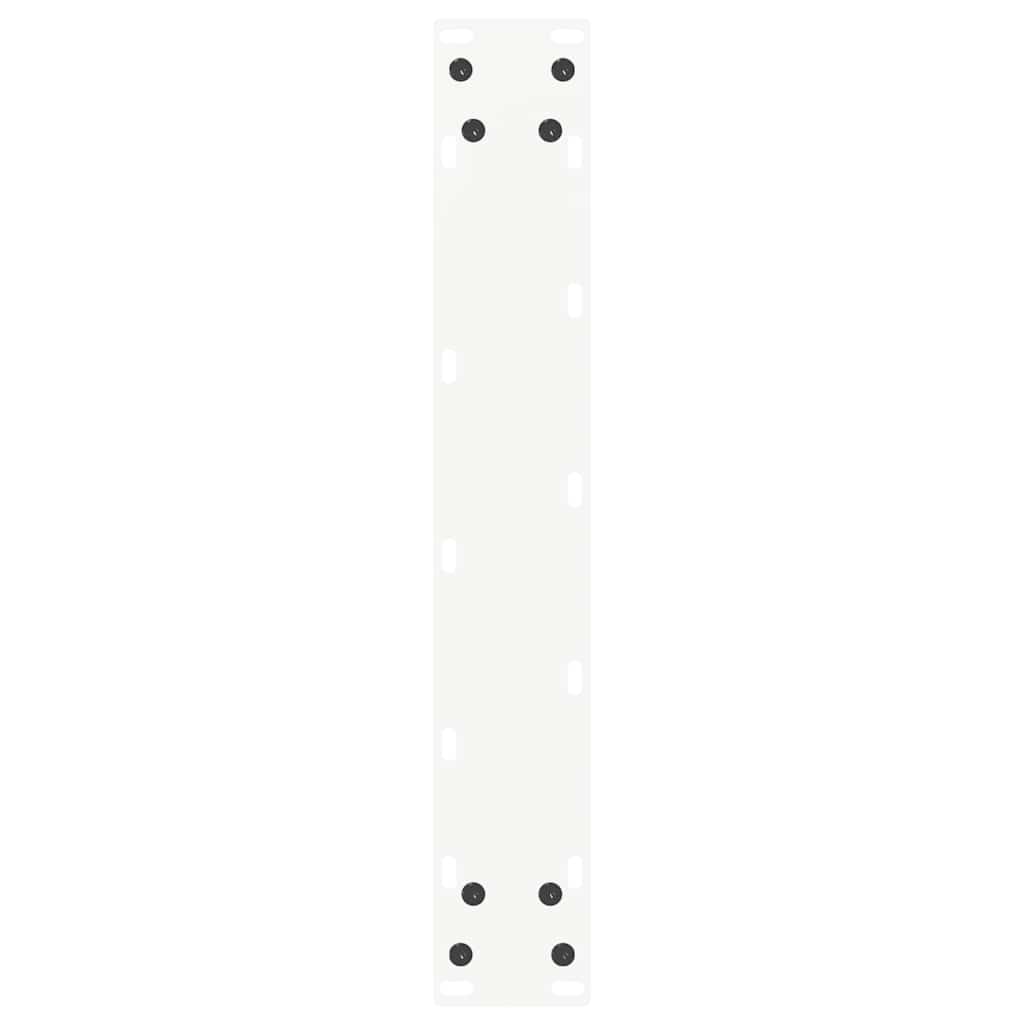 Noge za barski stol U-oblika 2 kom Bijele 40 x (110-111) cm Čelik