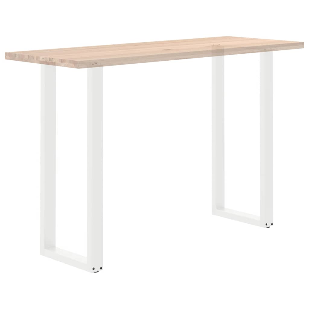 Noge za barski stol U-oblika 2 kom Bijele 40 x (110-111) cm Čelik